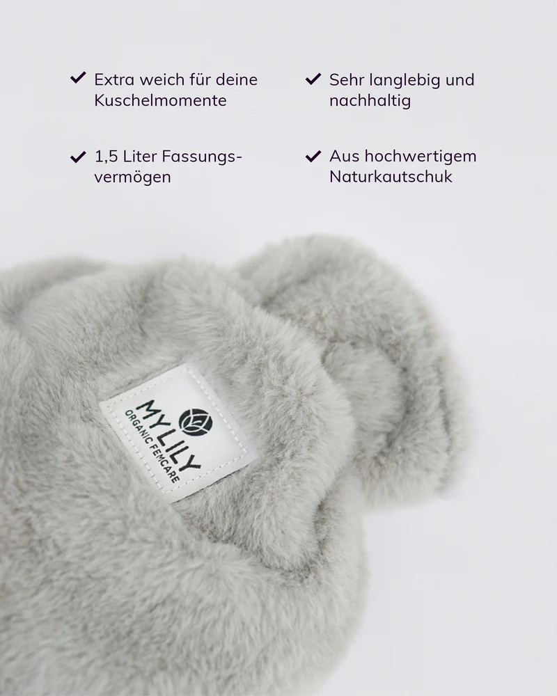 Wärmflasche Grau