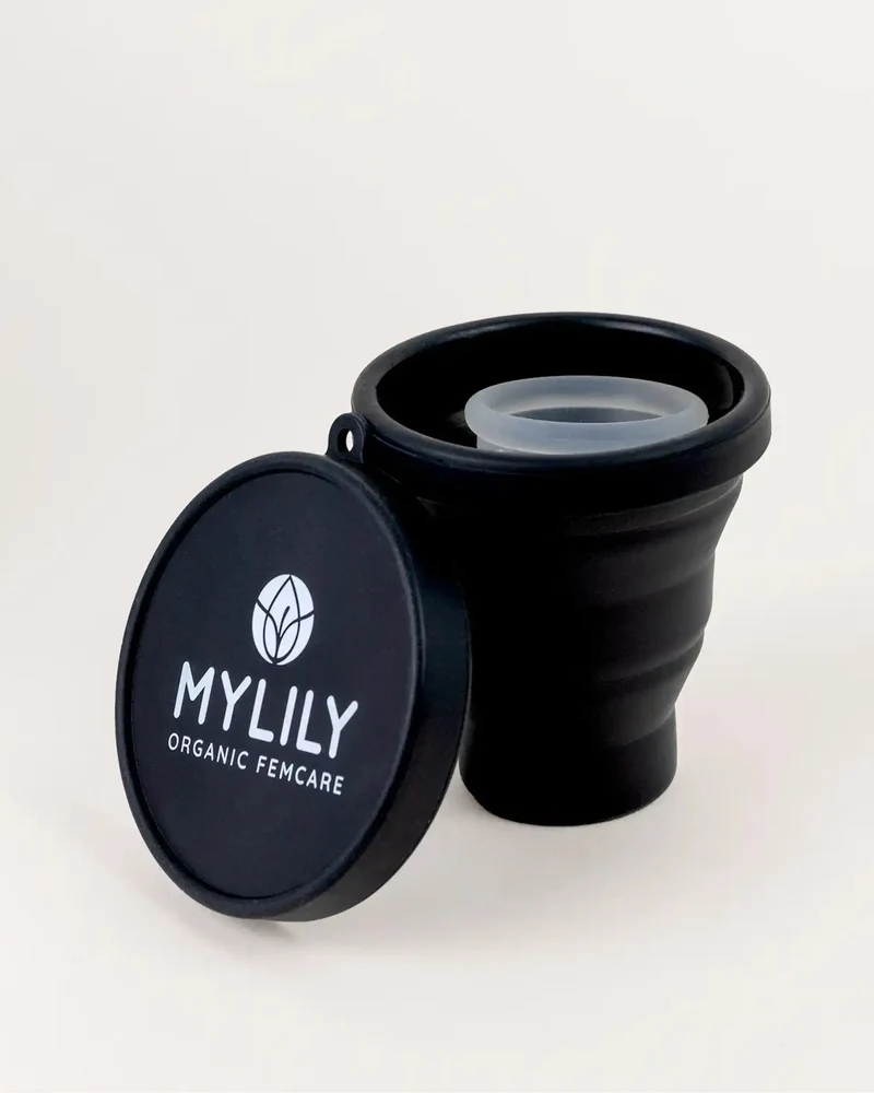 Bundle Menstruationstasse & Case | Schwarz