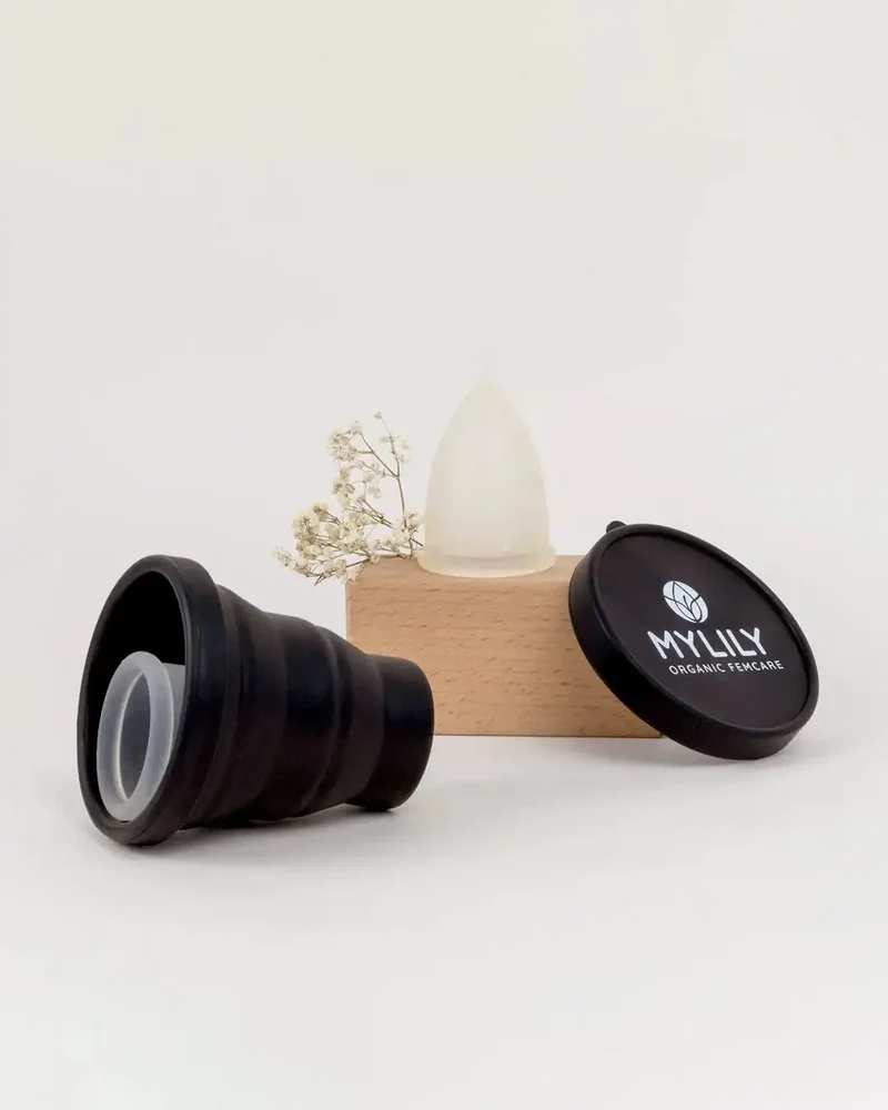 Bundle Menstruationstasse & Case | Schwarz