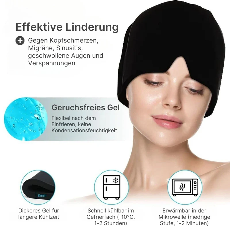 Gel-Gesichtsmaske Entspannungs-Gelmaske Kühl- und Wärmemaske