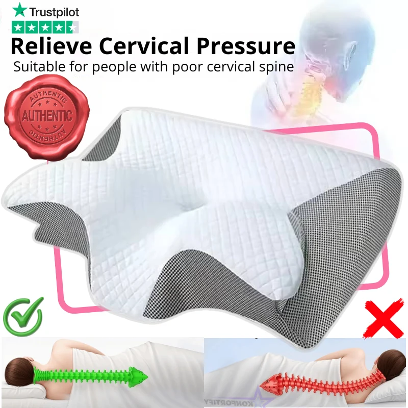 Ortho-PILLOW™ | Memory Foam Neck pillow