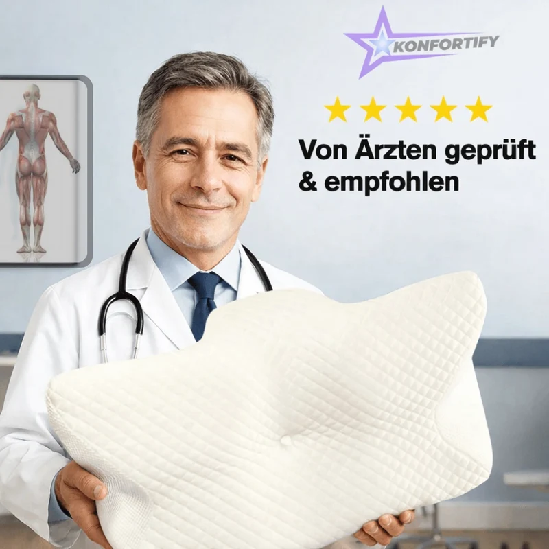 Ortho-PILLOW™ | Memory Foam Neck pillow