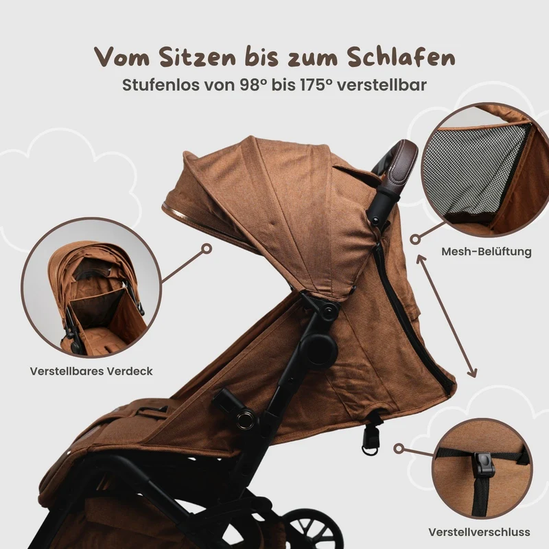 Kinderwagen Reisebuggy Stroller Kinderbuggy Babywagen Klappbuggy