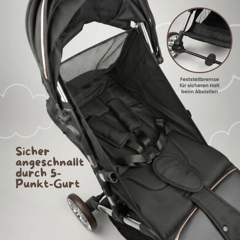 Kinderwagen Kinderbuggy Babywagen Stroller Klappbuggy Reisebuggy