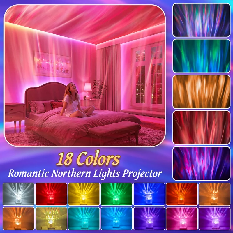 Sternenhimmel Projektor 18 Color Geschenke für Frauen mit Geschenkbox