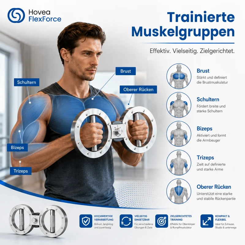 Hovea FlexForce - Vielseitiges Oberkörpertraining mit Rotationsgriff