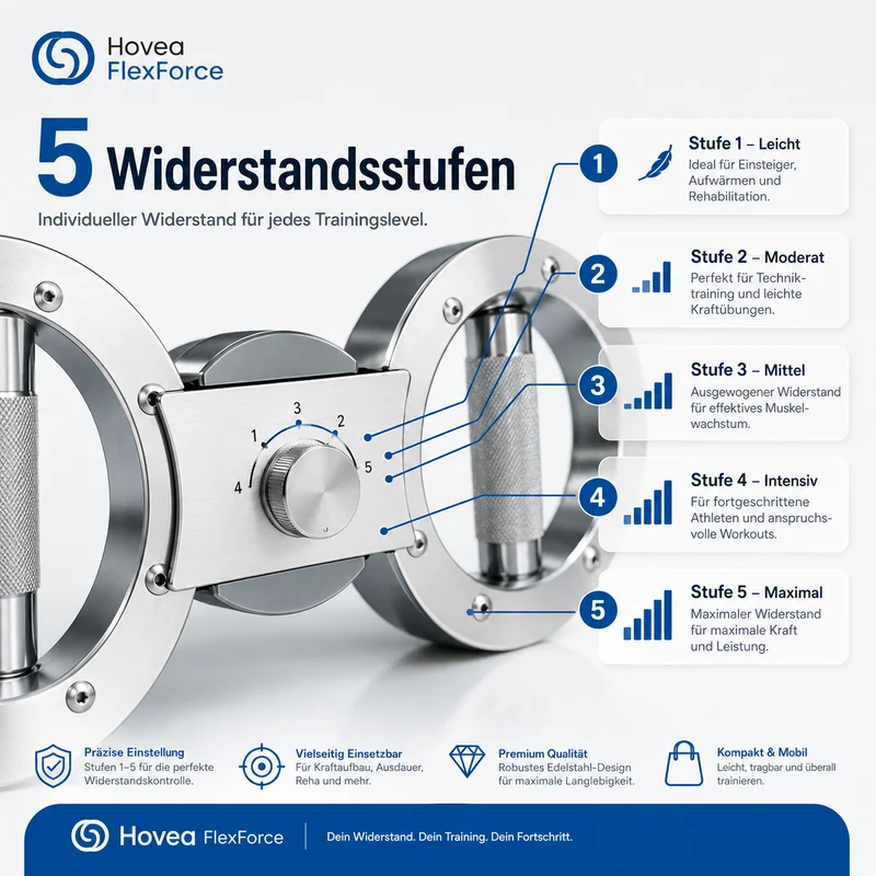 Hovea FlexForce - Vielseitiges Oberkörpertraining mit Rotationsgriff