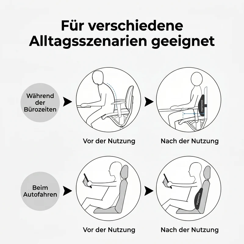 Memory Foam Sitzkissen