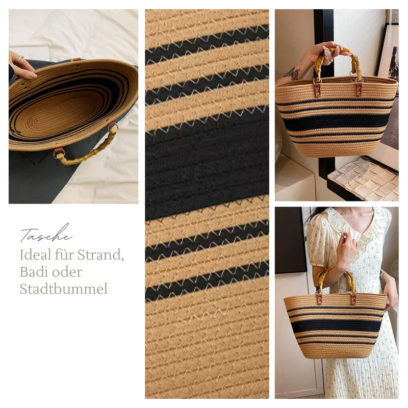 Strandtasche Beach-Bag Picknicktasche Shopping-Bag Tragetasche