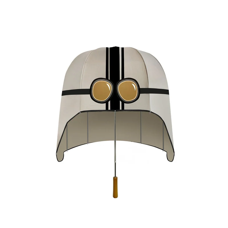 Helm-Regenschirm Stockschirm Regenschirm mit UV-Schutz Sonnenschirm