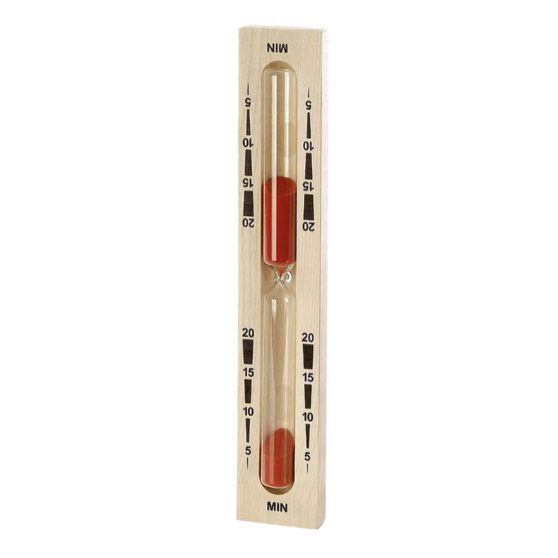 Eliga Sauna Sanduhr, roter Sand