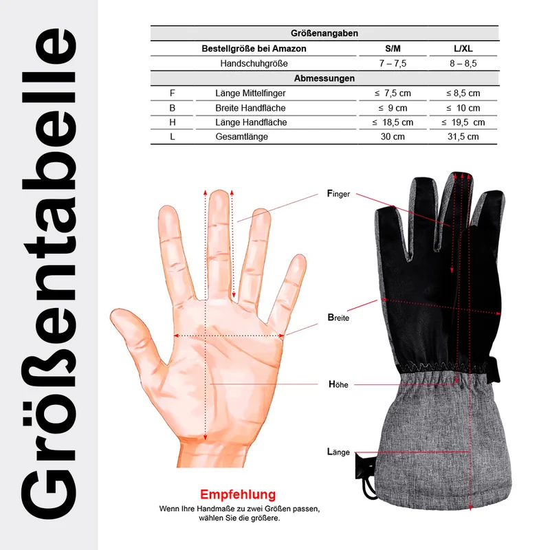 Beheizbare Handschuhe "Snow" (refurbished)