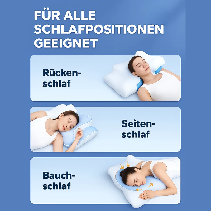 Ergonomisches Nackenkissen – Für entspannten Schlafkomfort