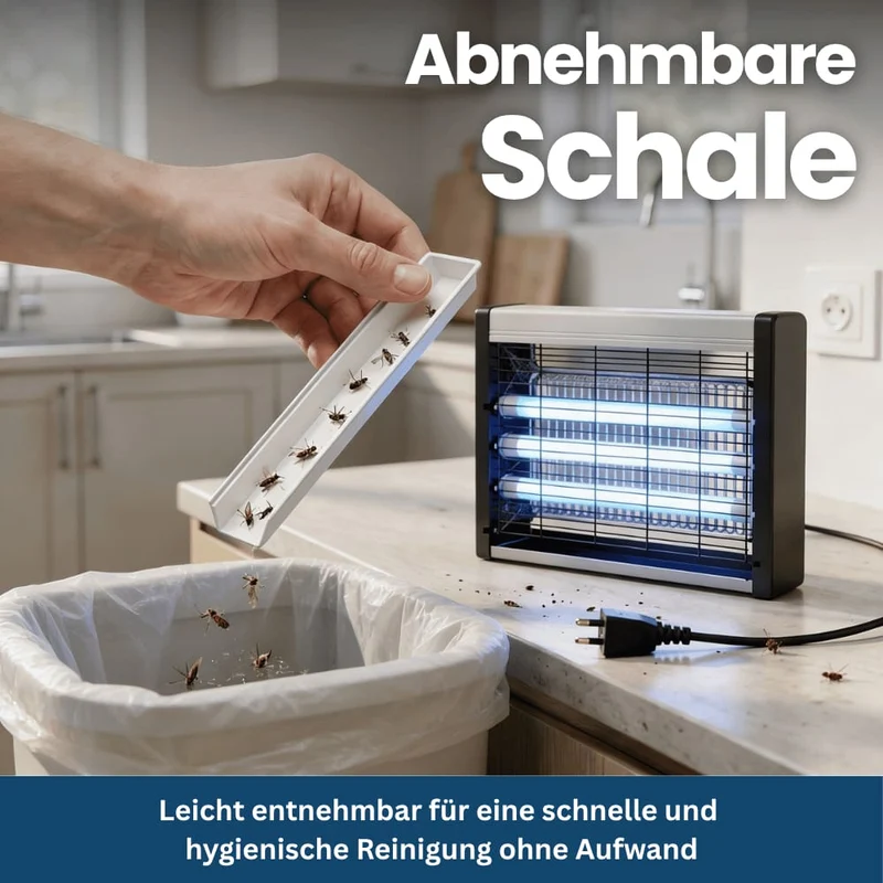 UV-Insektenlampe mit elektrischem Gitter