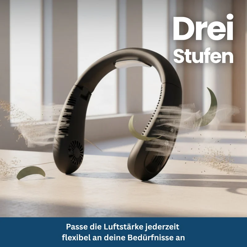 Kühlender Halsventilator mit Kühlplatte
