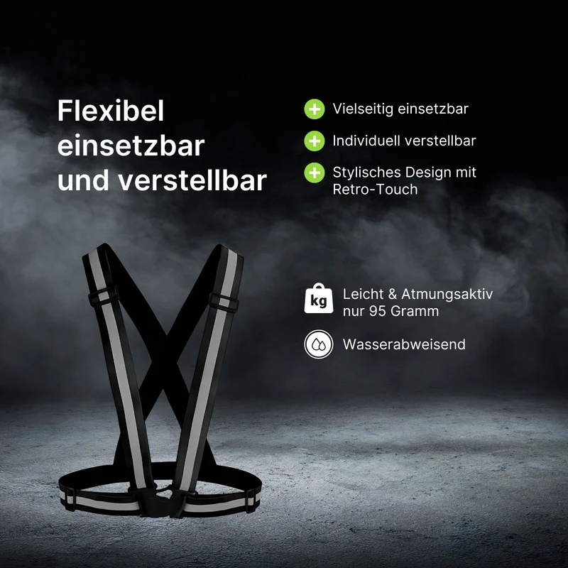 Reflektierendes Kostüm-Band Kostüm-Accessoire Fasnachtskostüm Trageband
