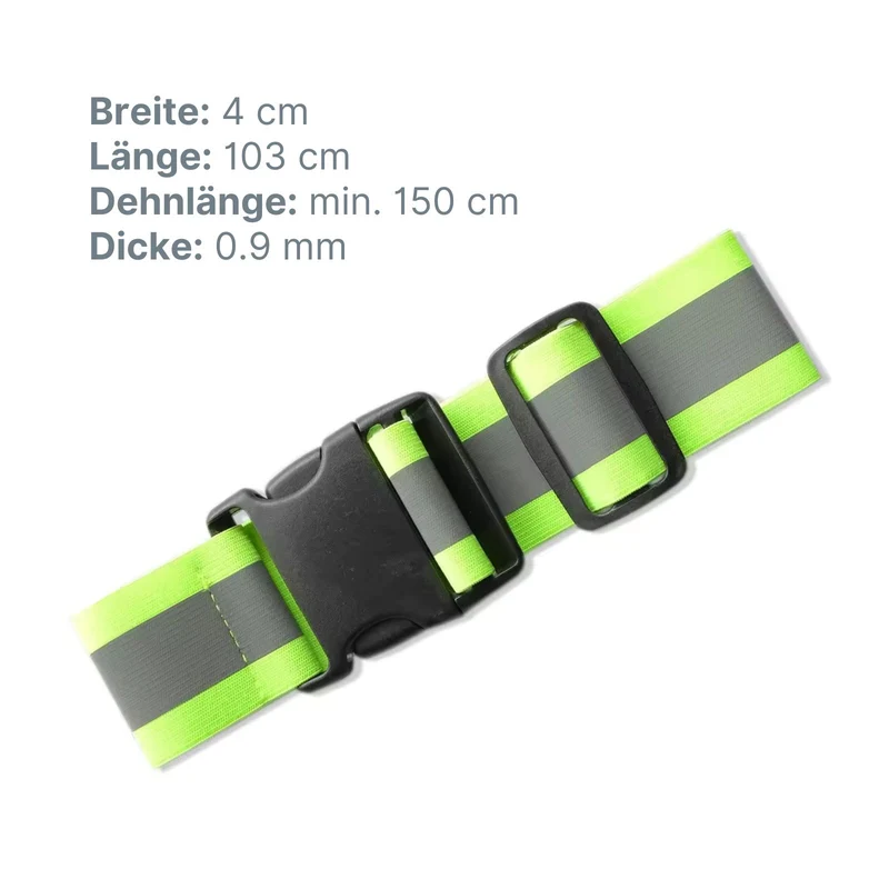 Reflektierender Kofferriemen Kofferband Stretch-Fixierband Kostüm-Band