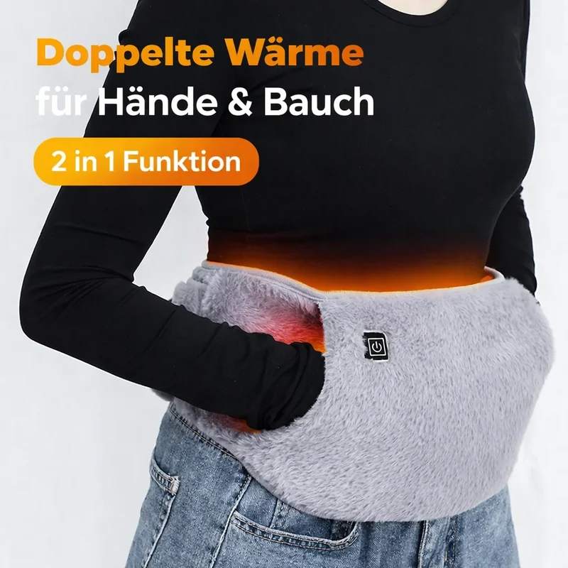 USB Heizgürtel – Wärmegürtel - Gezielte Wärme für Bauch & Rücken
