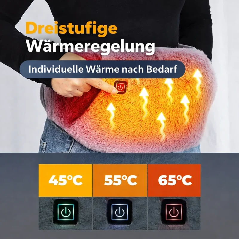 USB Heizgürtel – Wärmegürtel - Gezielte Wärme für Bauch & Rücken