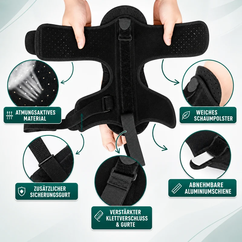 Heelora™ Nachtschiene für Fuß, Ferse & Plantarfaszie