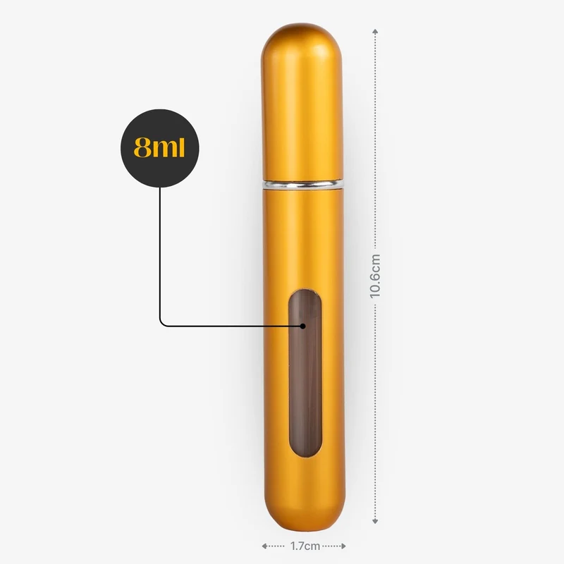 8ml Mini-Parfümzerstäuber Parfum Vaporisateur Goldig