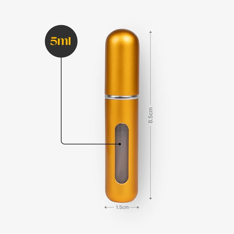 5ml Mini-Parfümzerstäuber Parfum Vaporisateur Goldig
