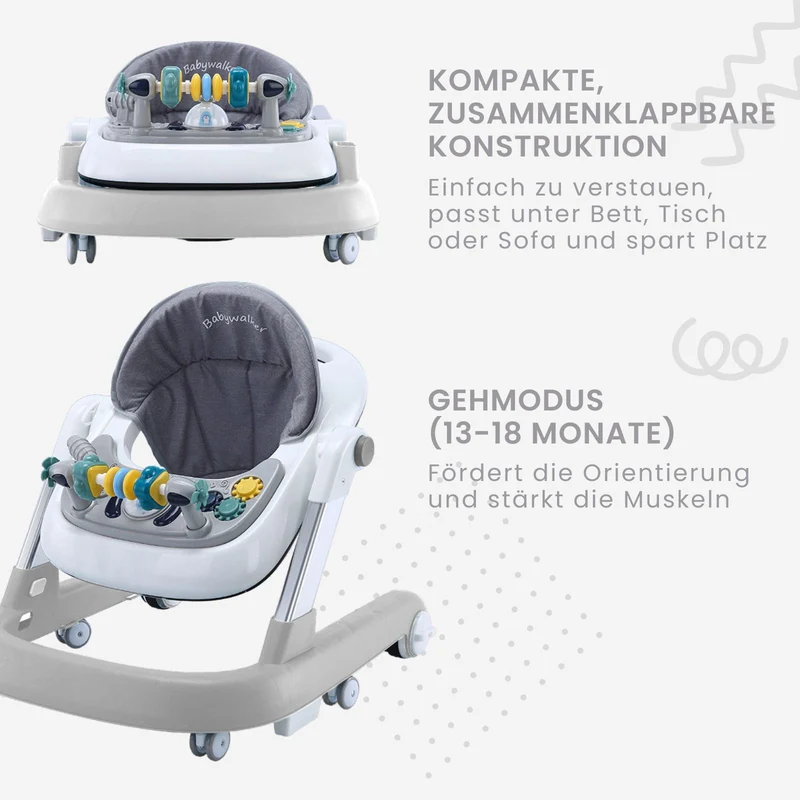 Lauflernhilfe Baby Walker Lauflernwagen Laufwagen Gehfrei Laufhilfe Kleinkinder