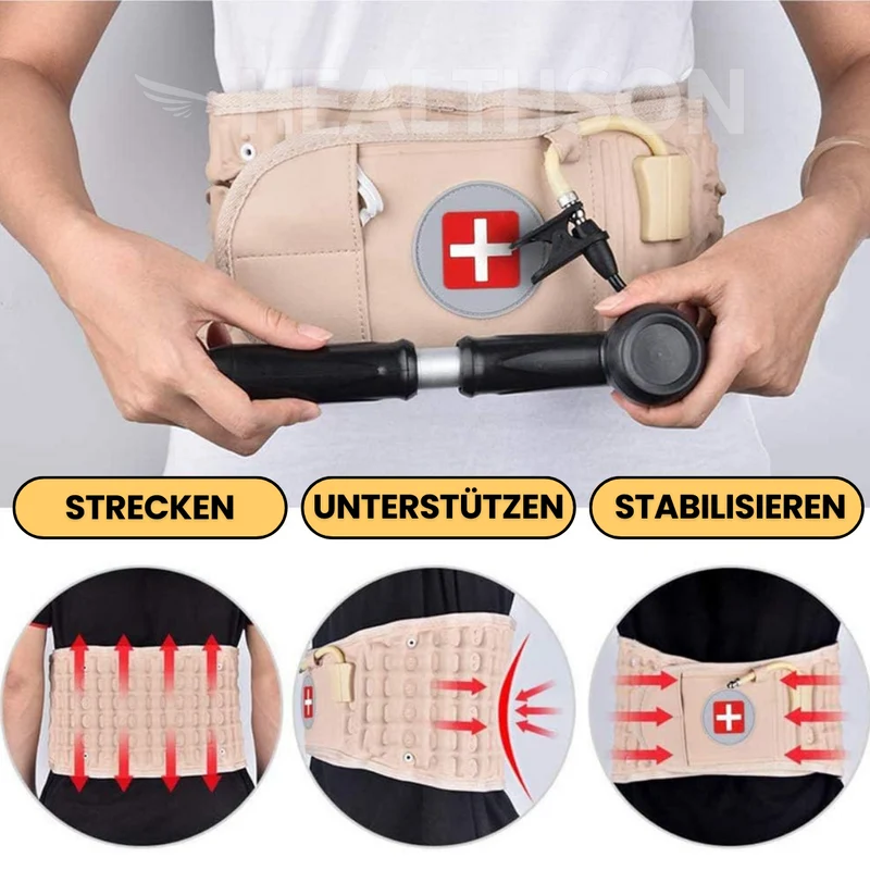 Lumbara® Dekompressionsgürtel | Für deinen Rücken-Typ | + Gratis eBook | 14 Tage risikofrei testen