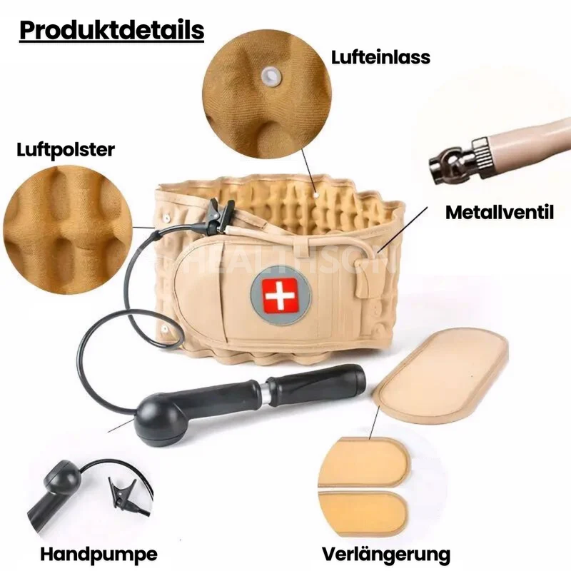 Lumbara® Dekompressionsgürtel | Für deinen Rücken-Typ | + Gratis eBook | 14 Tage risikofrei testen