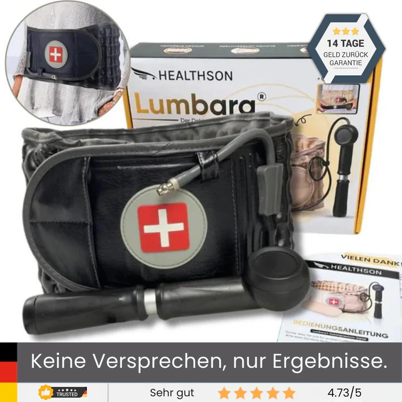 Lumbara® - Rückengürtel - BLACK EDITION (LIMITIERT)