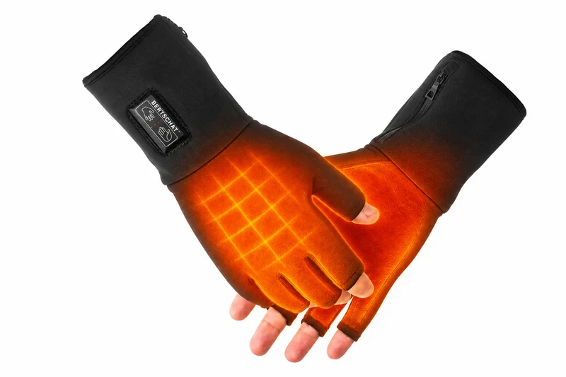 Heated Fingerless Under Gloves - Dual Heating