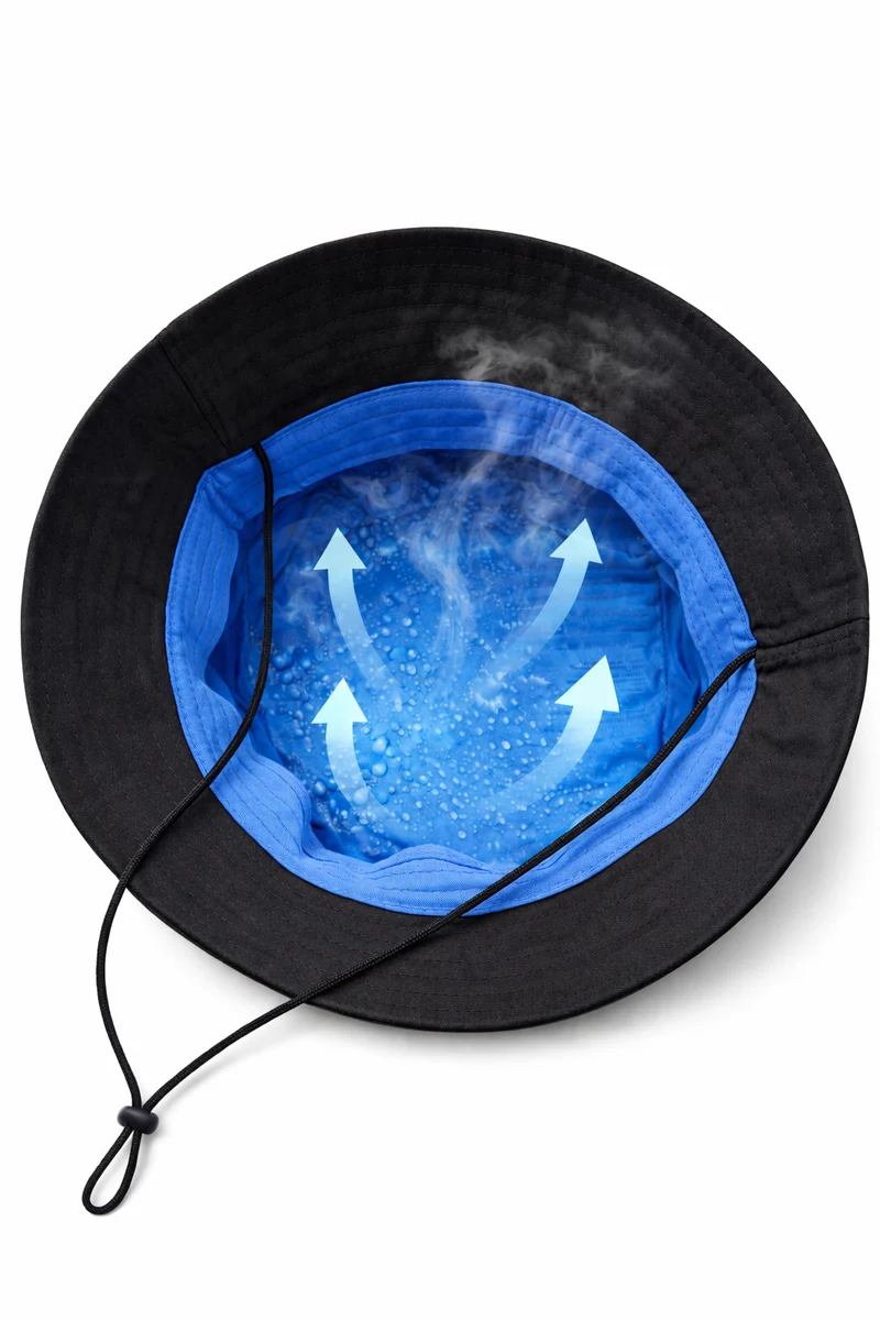 Cooling Bucket Hat – Evaporation Technology
