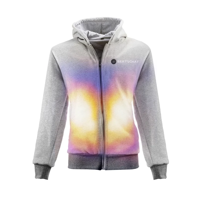 Men’s Heated Hoodie – Single Heating - Grey