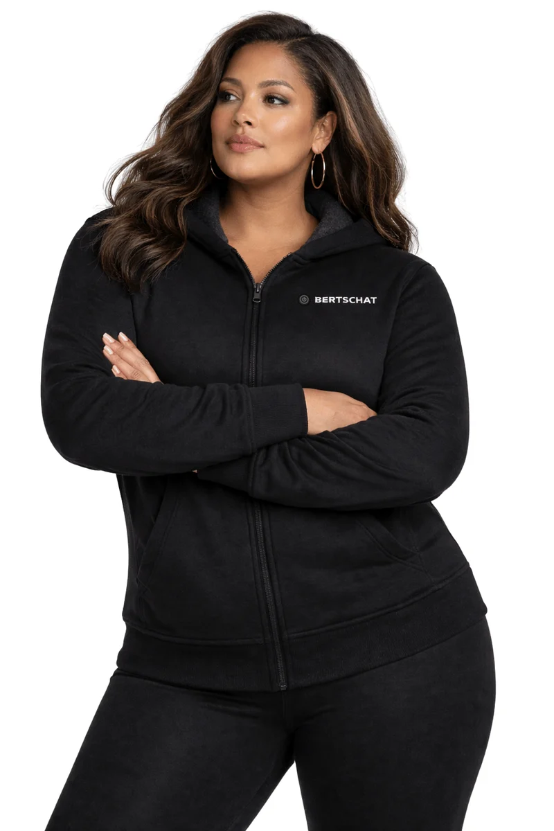 Women’s Heated Hoodie – Single Heating - Black