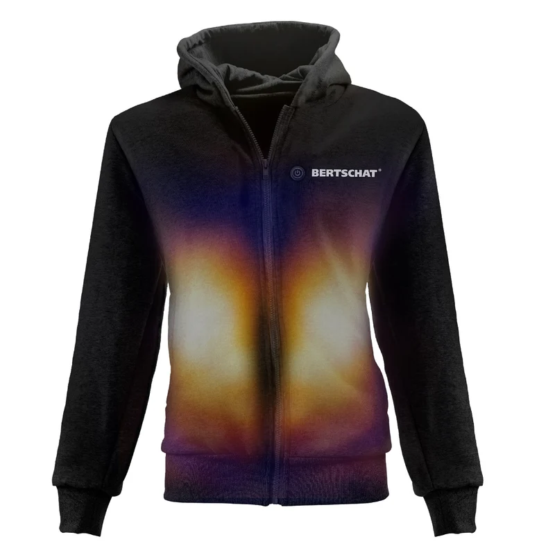 Women’s Heated Hoodie – Single Heating - Black