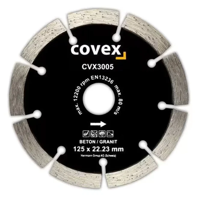 50 x Trennscheiben 125 x 22.3 mm - Beton & Granit / Restposten - Sonderposten- Nur Fr. 3.90.- pro Stk.