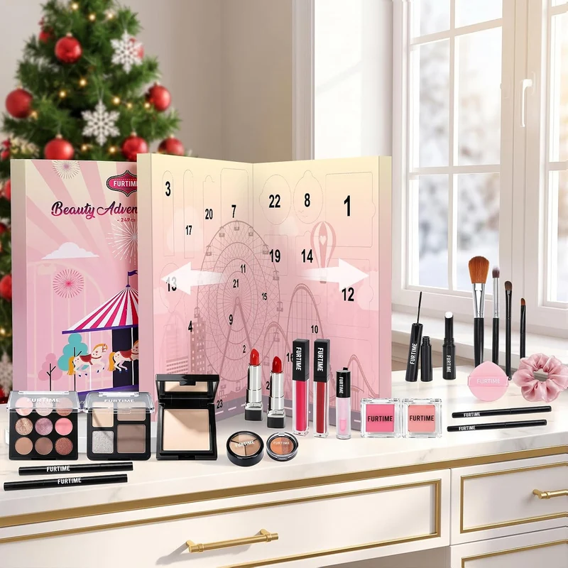 Beauty Adventskalender 2026, 24 Hochwertige Make-up und Kosmetik