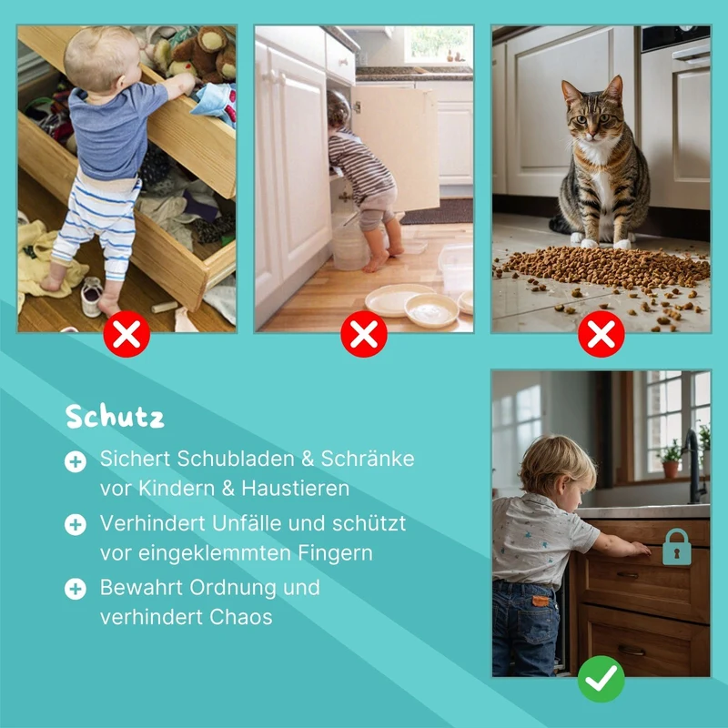 Multi-Sicherung Kindersicherung Schranksicherung