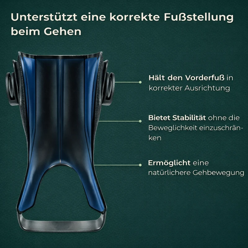 LiftStep™ Fußheber-Orthese – Für Schuhe geeignet