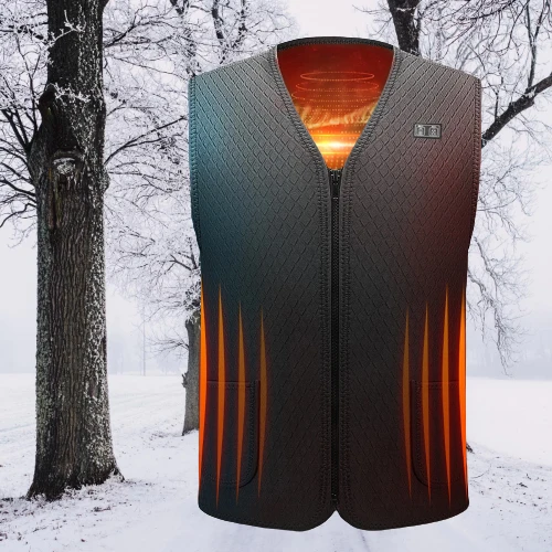 Heizweste elektrisch beheizbare Weste Thermoweste Unisex 7 Zonen 3XS