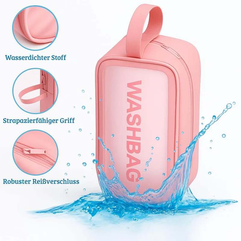 61-teiliges Make-Up Pinselset mit Schwämmen & Tasche – Schminkpinsel für Foundation, Puder & Augen – inkl. Wimpernzange
