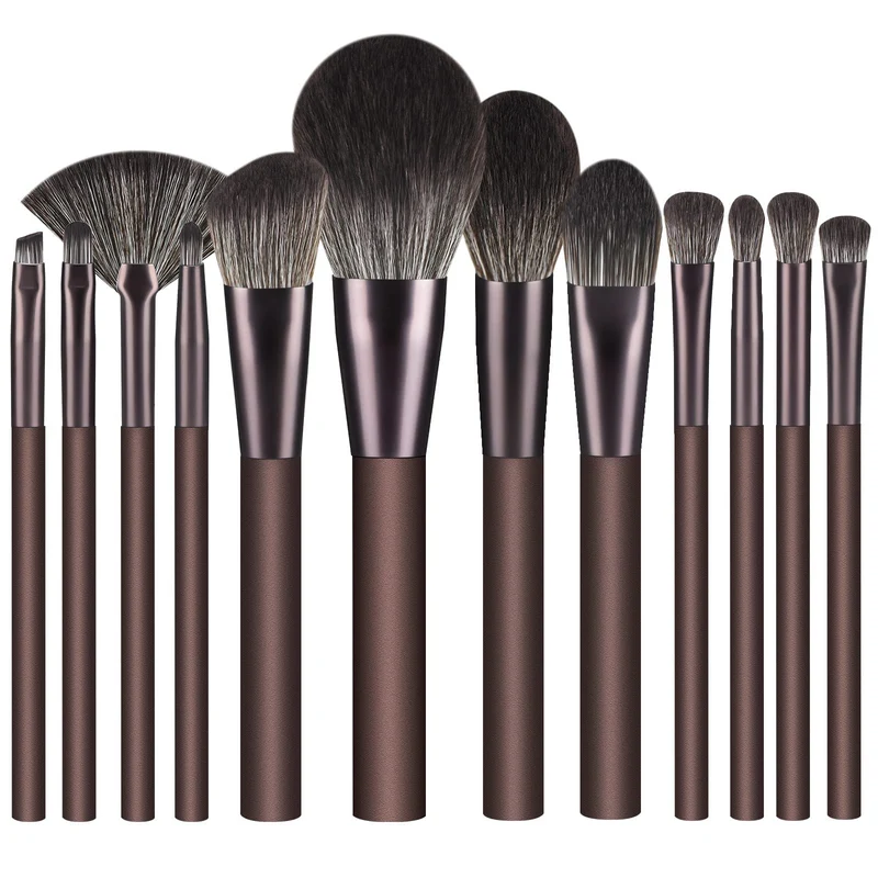 Pinselset Makeup Start Makers 10 Stück Professionelle Make Up Pinsel Set Schwarzer Marmor Kosmetik Pinselset Puder Foundation Lidschatten Concealer Eyeshadow Schmink Pinsel (A)