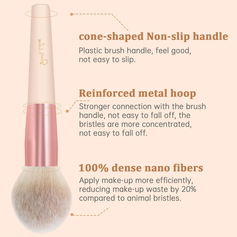 Pinselset Makeup Start Makers 10 Stück Professionelle Make Up Pinsel Set Schwarzer Marmor Kosmetik Pinselset Puder Foundation Lidschatten Concealer Eyeshadow Schmink Pinsel (A)