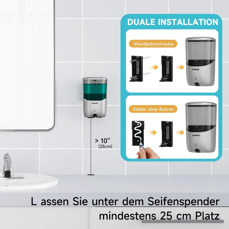 Seifenspender Automatisch Wandmontage, 650 ML Große Kapazität