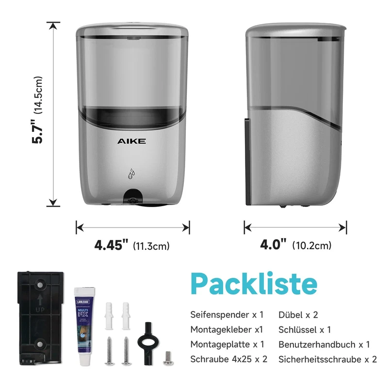 Seifenspender Automatisch Wandmontage, 650 ML Große Kapazität