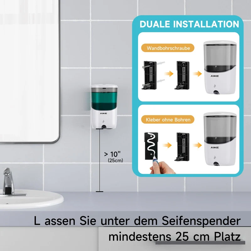 Seifenspender Automatisch Wandmontage, 650 ML Große Kapazität