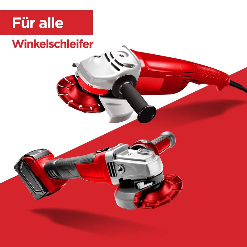 Raspelscheibe 125mm – Holz Schleifscheibe für Winkelschleifer | Flexscheibe, Frässcheibe, Schleifscheibe, Holzfräse für schnelles Schleifen & Fräsen