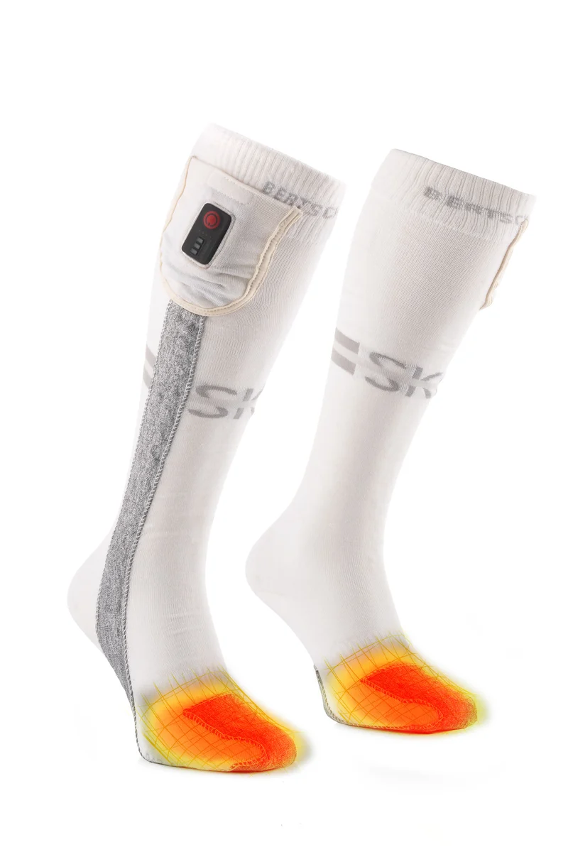 Heated Socks Aerowhite – Winter sports Edition