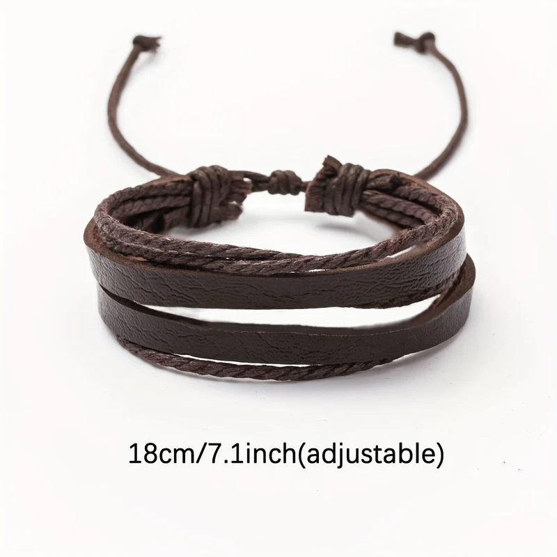 Lederarmband Set für Herren – Natürlicher Stil & Zeitlose Eleganz | Cervora