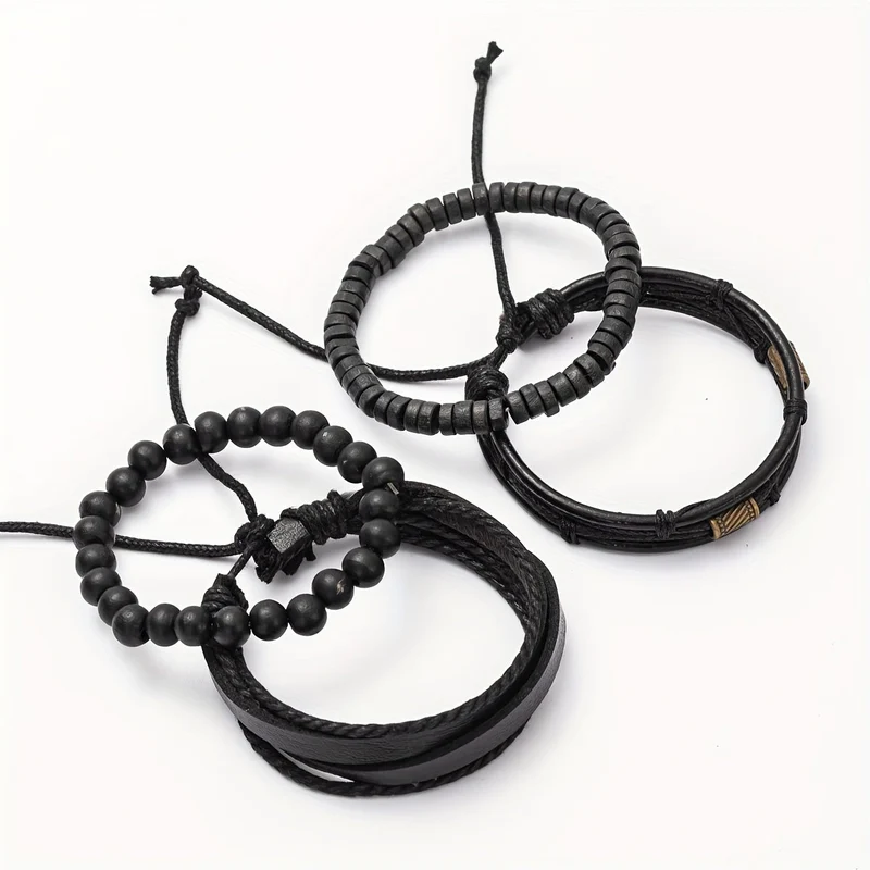 Lederarmband Set für Herren – Natürlicher Stil & Zeitlose Eleganz | Cervora